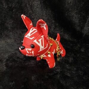 Luxury LV Puppy Dog Keychain Bag Dash Charm